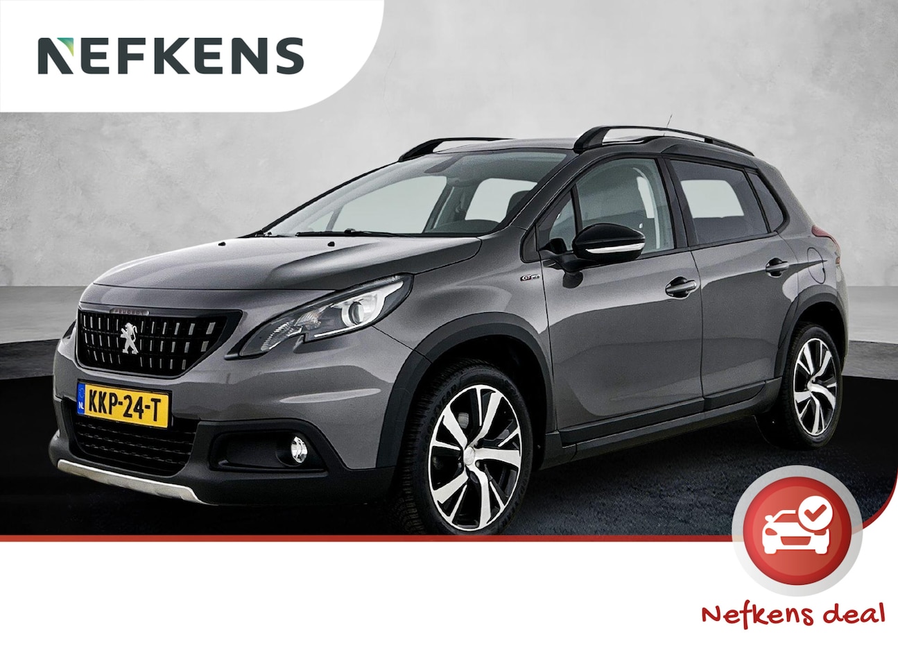 Peugeot 2008 - 1.2 110pk GT-Line Automaat | Navigatie | Climate Control | Cruise Control | Camera | 17"LM - AutoWereld.nl