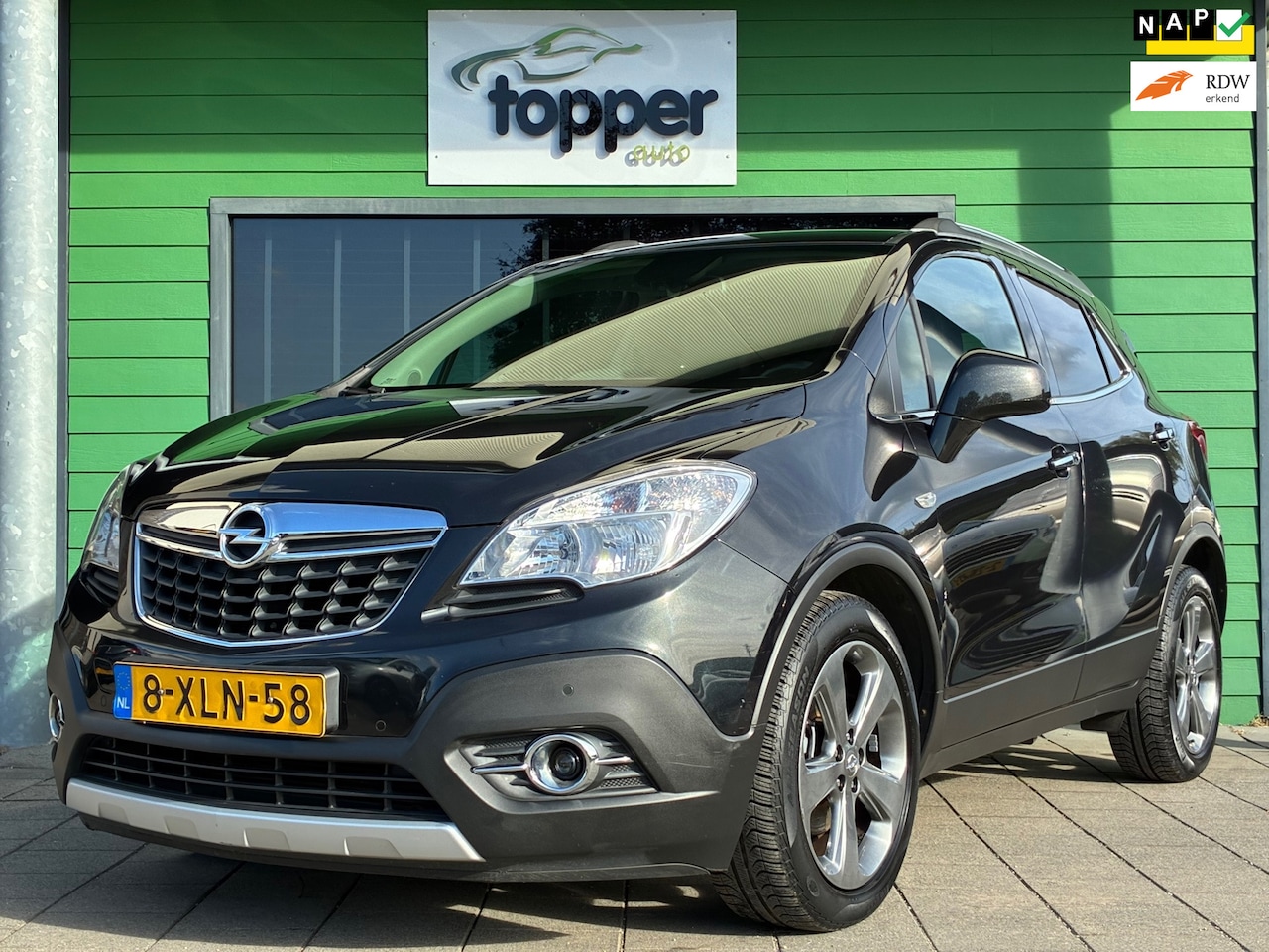Opel Mokka - 1.4 T Cosmo|Navigatie|Camera|CruiseControl|PDC|Climatronic|NAP|Nieuwe APK|Elektr.ramen| - AutoWereld.nl