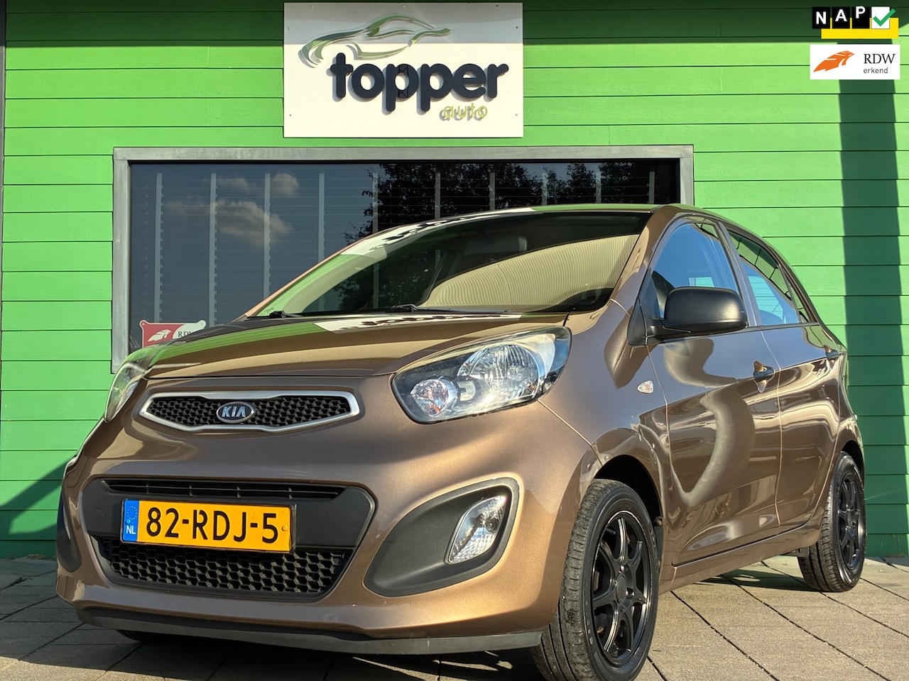 Kia Picanto - 1.0 CVVT Airco|1e Eigenaar|Airco|Elektr.ramen|Trekhaak|LM-Velgen|Nieuwe APK|NAP| - AutoWereld.nl