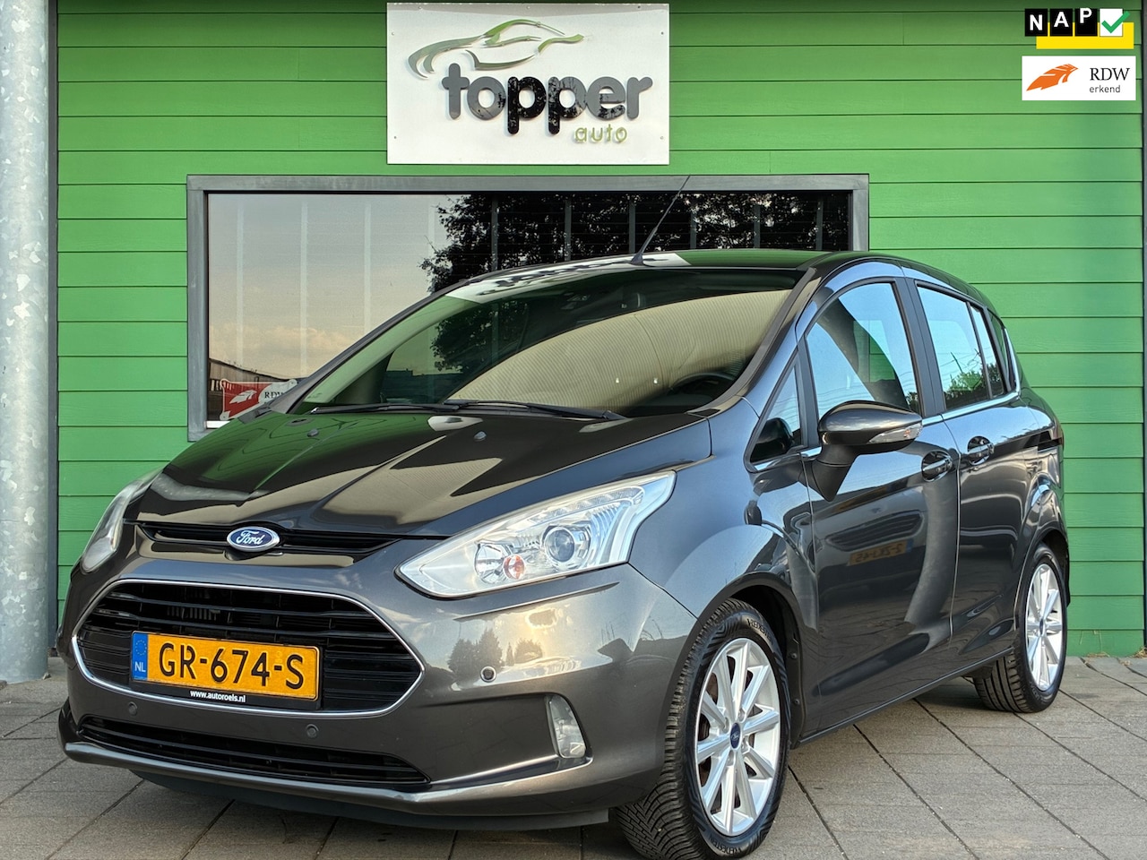 Ford B-Max - 1.0 EcoBoost Titanium|2e Eigenaar|Camera|Navigatie|Trekhaak|CruiseControl|Climatronic|PDC| - AutoWereld.nl