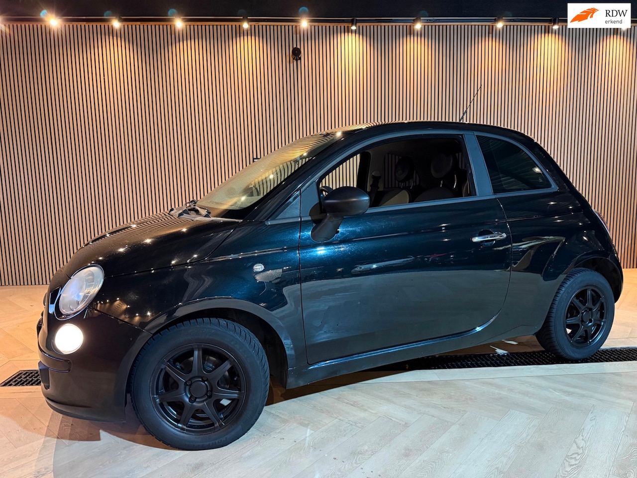 Fiat 500 - 1.2 Black on Black | Airco | Elek-pakket - AutoWereld.nl