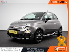Fiat 500 - 1.0 Hybrid Sport Navigatie Half Lederen Bekleding Airco Dab Cruise Control Lichtmetalen Ve