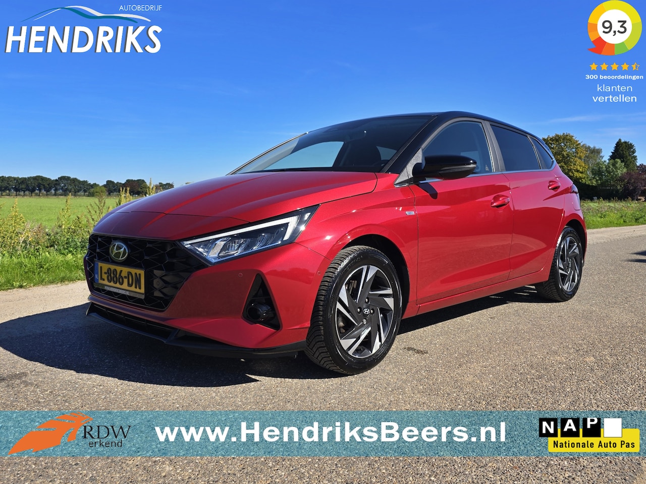 Hyundai i20 - 1.0 T-GDI Premium - 100 Pk - Euro 6 - Navi - ParkeerCamera - Stoel + Stuurverwarming - AutoWereld.nl
