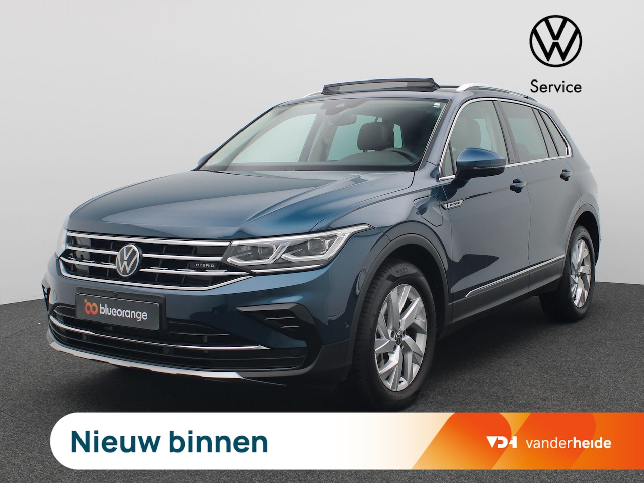 Volkswagen Tiguan - 1.4 TSI eHybrid Elegance 245PK DSG Panoramadak, Trekhaak, 360gr. Camera, Keyless, Leder, 1 - AutoWereld.nl