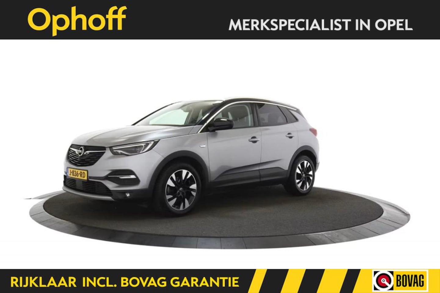 Opel Grandland X - 1.2 Turbo Ultimate / Trekhaak / Camera / Stoel- en stuurverwarming / AGR-stoelen / LED - AutoWereld.nl