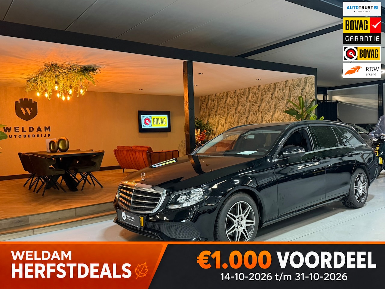 Mercedes-Benz E-klasse Estate - E 200 Estate Business Solution Garantie|63.487 km|Dealeronderhouden|Camera|Keyless|Rijklaa - AutoWereld.nl