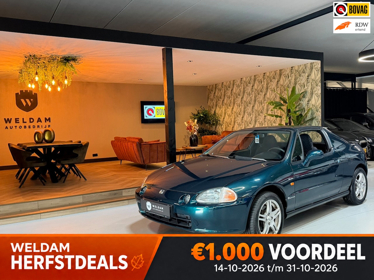 Honda CRX - 1.6 ESi|1996|Nieuwe APK|Dealer onderhouden|Cabrio|Eerlijke staat|Rijklaar - AutoWereld.nl