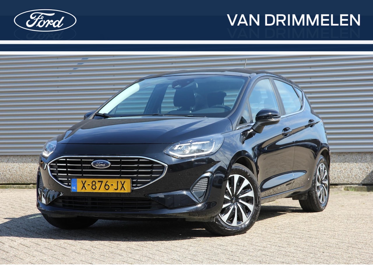 Ford Fiesta - 1.0 EcoBoost Hybrid 125pk Titanium 'Agate Black Metallic' - AutoWereld.nl