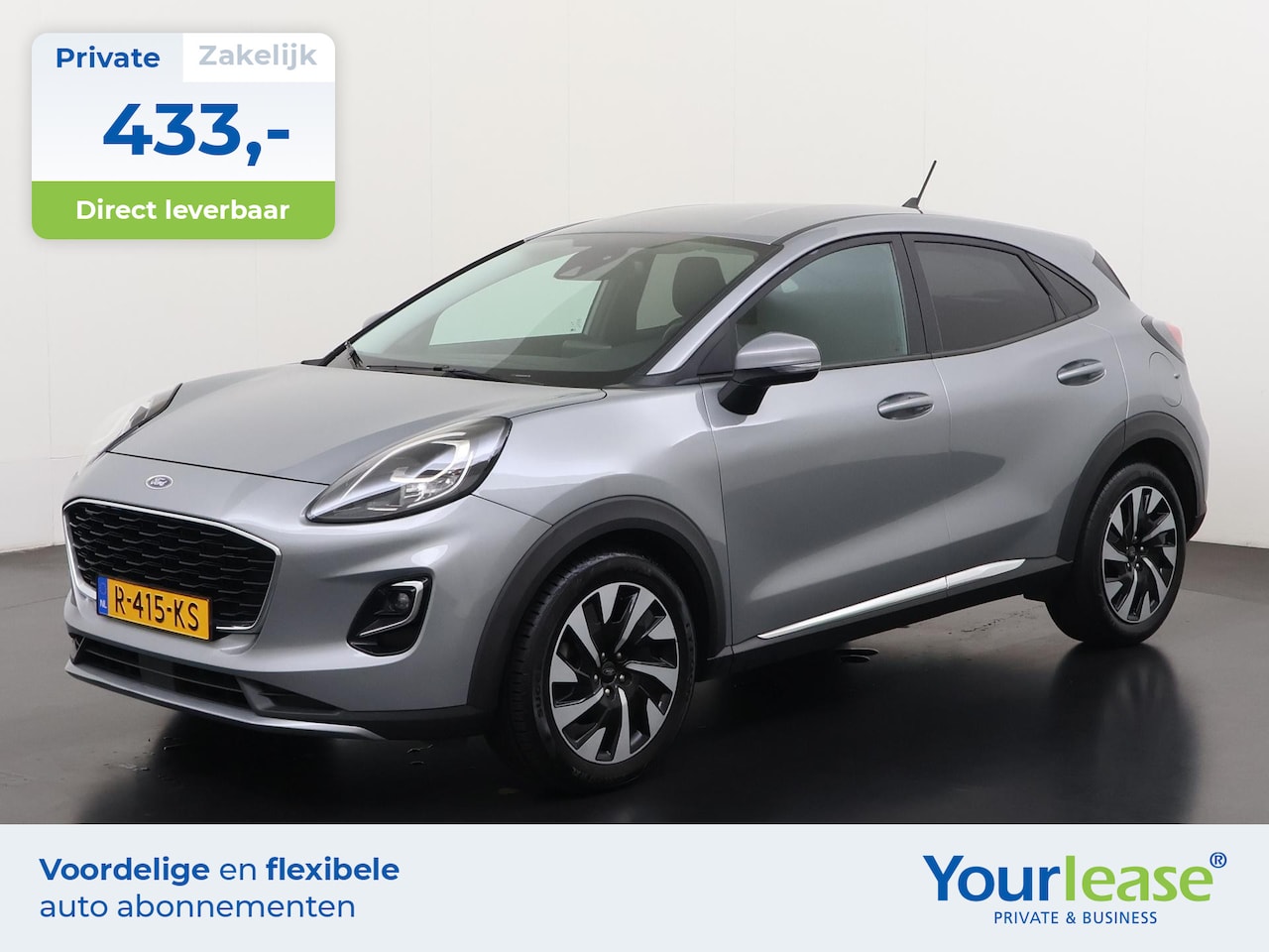 Ford Puma - 1.0 Hybrid Titanium | All-in 433,- Private Lease | Direct uit voorraad - AutoWereld.nl