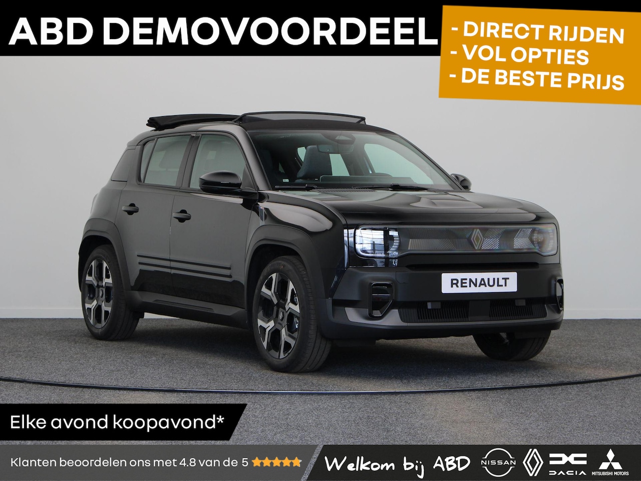 Renault 4 - comfort range techno 52 kWh | Plein sud canvas dak | Stoel- en stuurwielverwarming | - AutoWereld.nl