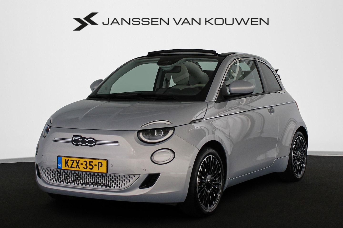 Fiat 500 C - La Prima 42 kWh Cabrio Leder Stoelverwarming JBL Camera 17" - AutoWereld.nl