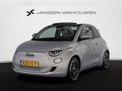 Fiat 500 C - La Prima 42 kWh Cabrio Leder Stoelverwarming JBL Camera 17"