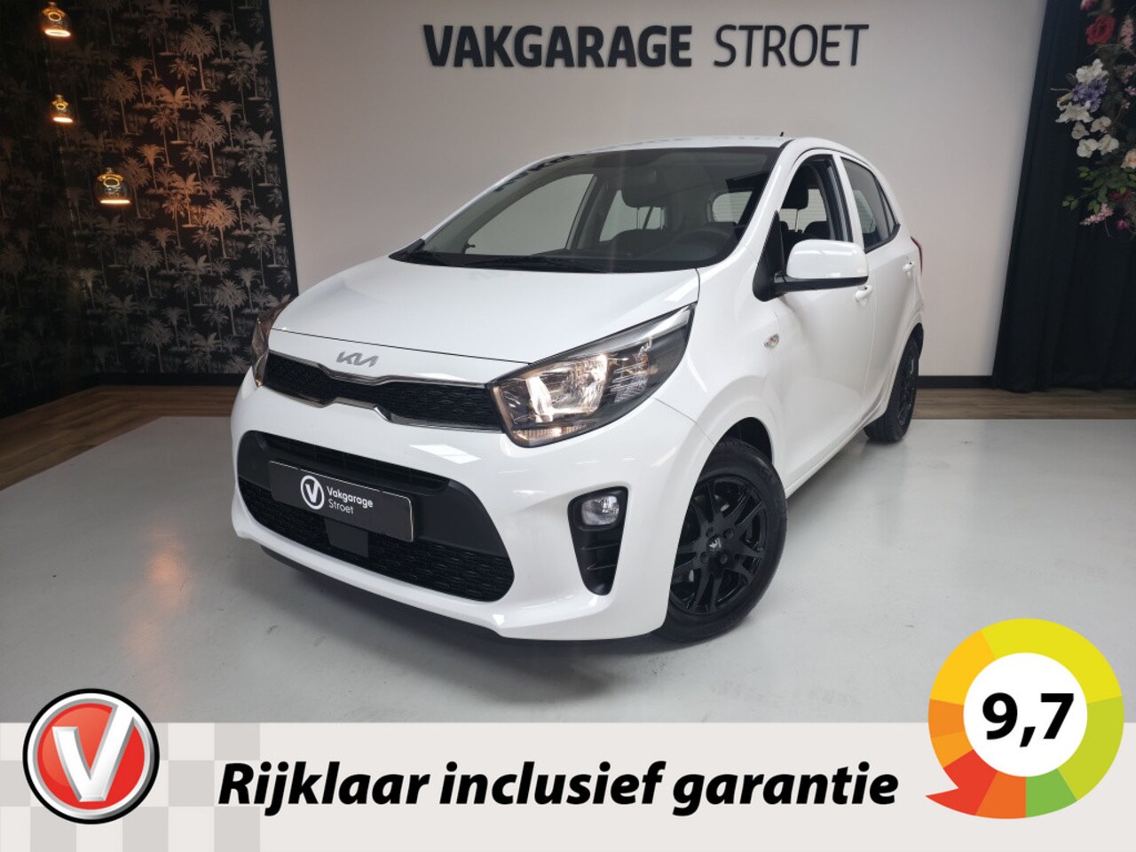 Kia Picanto - 1.0 DPi Comf.L.| cruise | ac | zwart LMV | jaarbrt | oh.bkje | NL - AutoWereld.nl