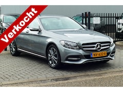 Mercedes-Benz C-klasse - 180 77.000km. Half Leer, StoelVerw, Navi, Clima, Haak 1400kg, 17"LMV All Season Banden