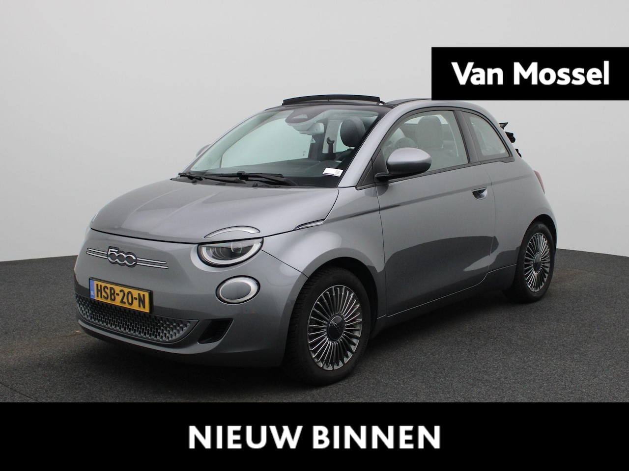 Fiat 500 C - RED 42 kWh | Cabrio | Apple Carplay / Android Auto | Climate Control | Stoel verwarming | - AutoWereld.nl