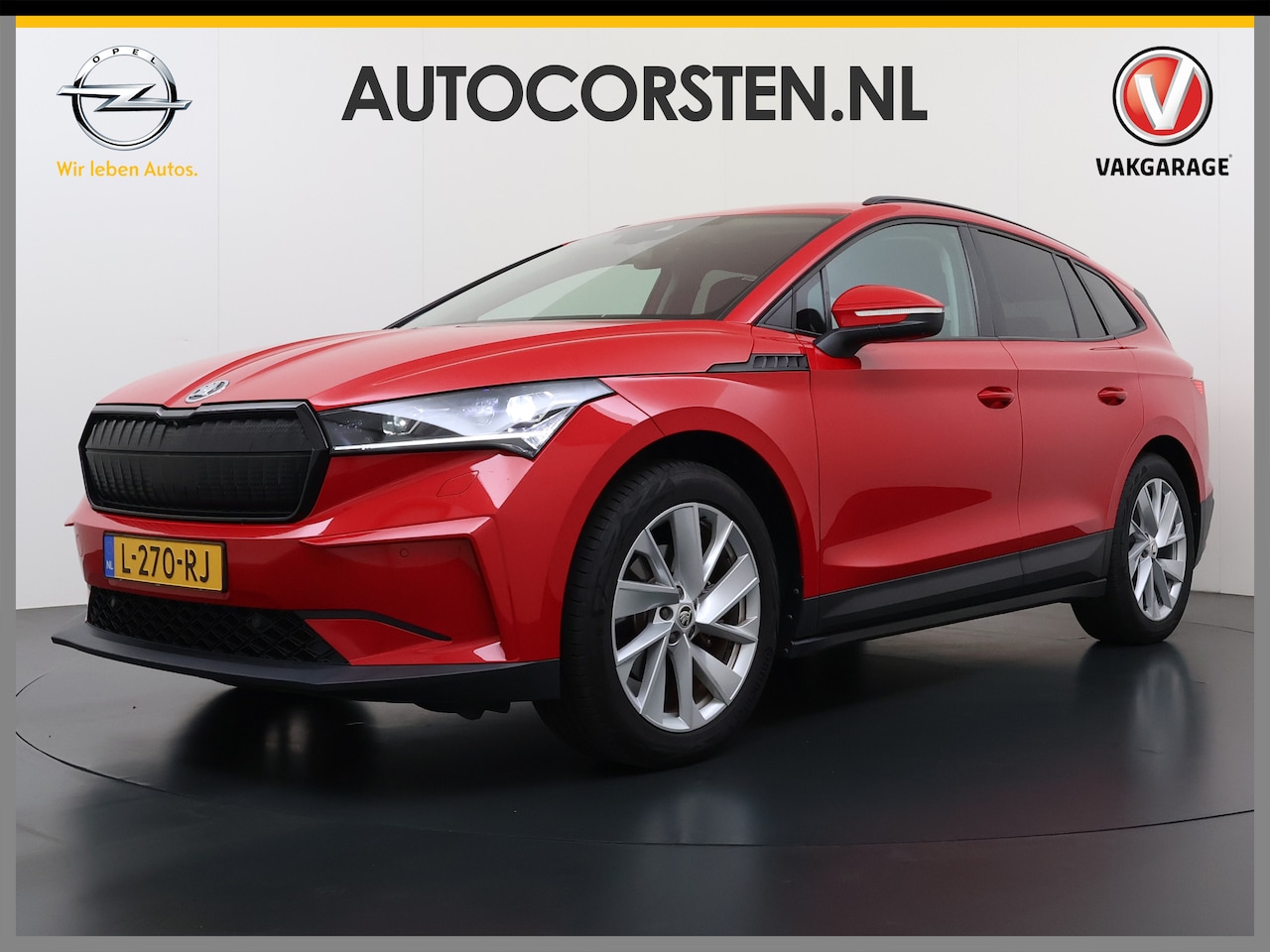 Skoda Enyaq iV - 60 SOH 92% Adap.Cruise 360°Camera Stuur+Achterbank+Stoel Verwarming Elek.Stoel+Memory 3-Zo - AutoWereld.nl