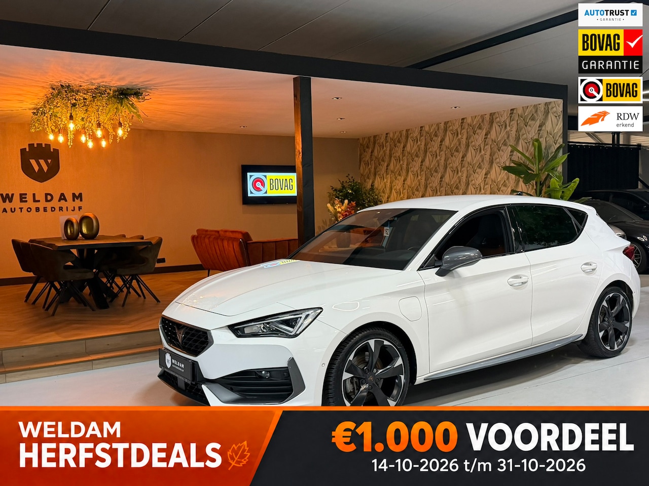CUPRA Leon - 1.4 e-Hybrid Sport SOH 99.5%|Garantie|CarPlay|ACC|KeylessGO&Entry|Autopilot|Kuipstoelen|St - AutoWereld.nl
