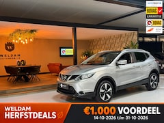 Nissan Qashqai - 1.2 Connect Edition Garantie |Keyless|Pano|360 Camera|Trekhaak|NAP|Allseason|Rijklaar
