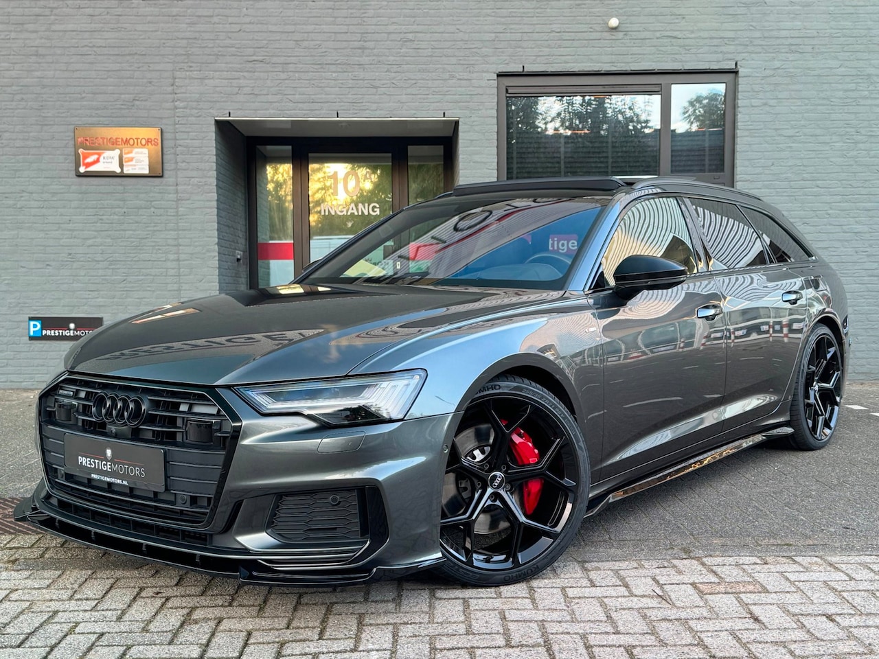 Audi A6 Avant - 55 TFSI e S-Line Competition Softclose|B&O|Leder dash|HUD|Pano|360cam|Carbon|Matrix - AutoWereld.nl