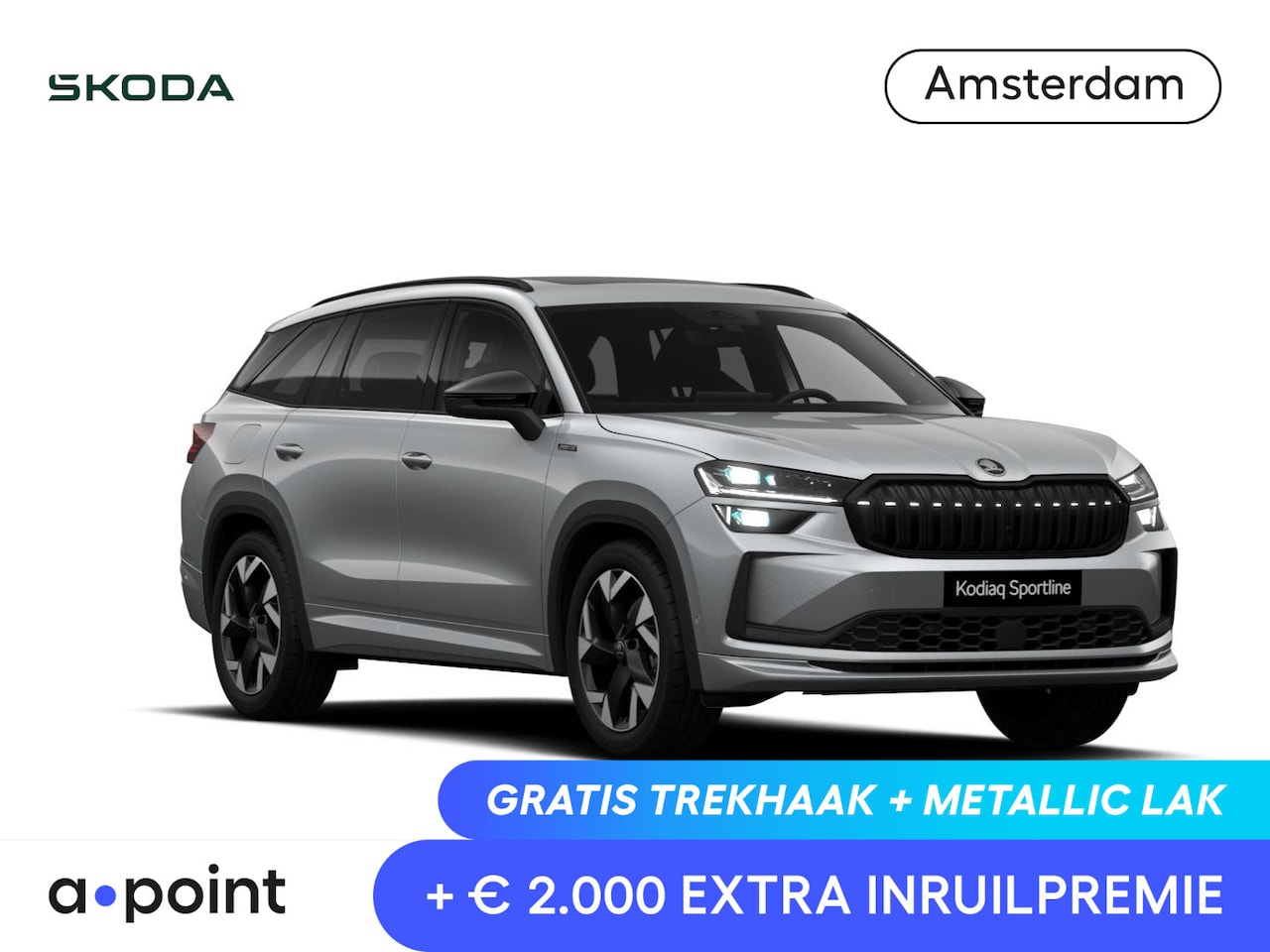 Skoda Kodiaq - 1.5 TSI PHEV Sportline Limited 204 pk 6 versn. DSG | Comfort Pakket | Dynamic Chassis Cont - AutoWereld.nl