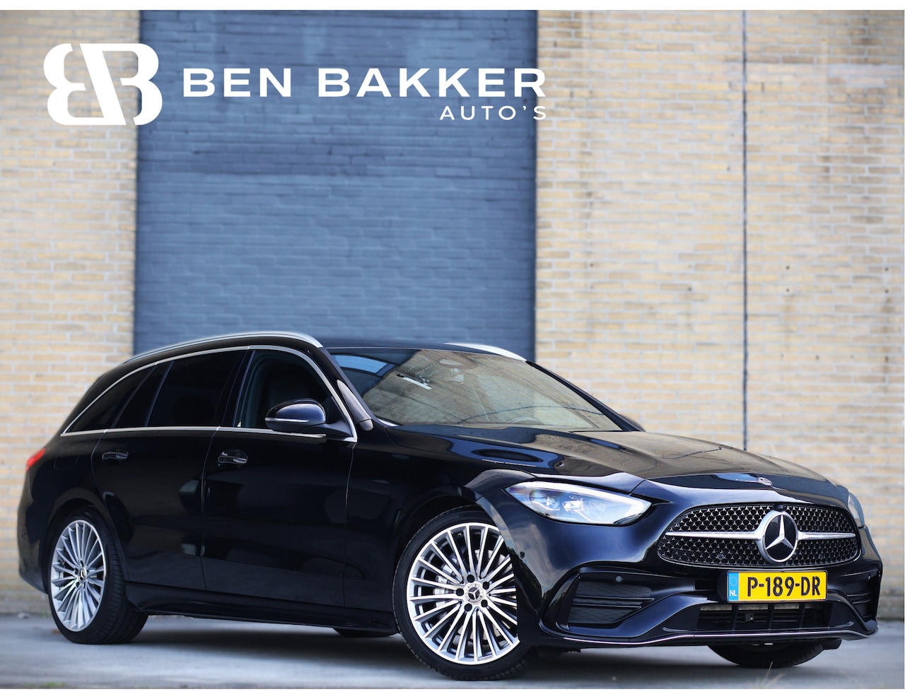 Mercedes-Benz C-klasse Estate - 200 AMG Line | 19" AMG | Trekhaak | Camera | Sfeerverlichting | - AutoWereld.nl