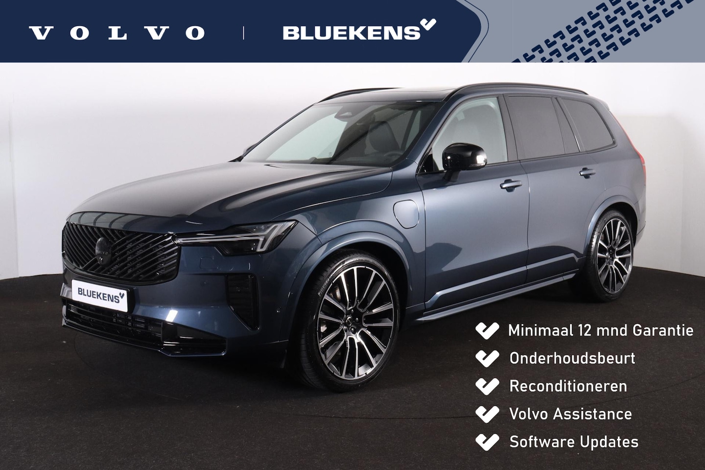 Volvo XC90 - T8 Recharge AWD Ultra Black Ed. Exec. - Luchtvering - Panorama/schuifdak - IntelliSafe Ass - AutoWereld.nl