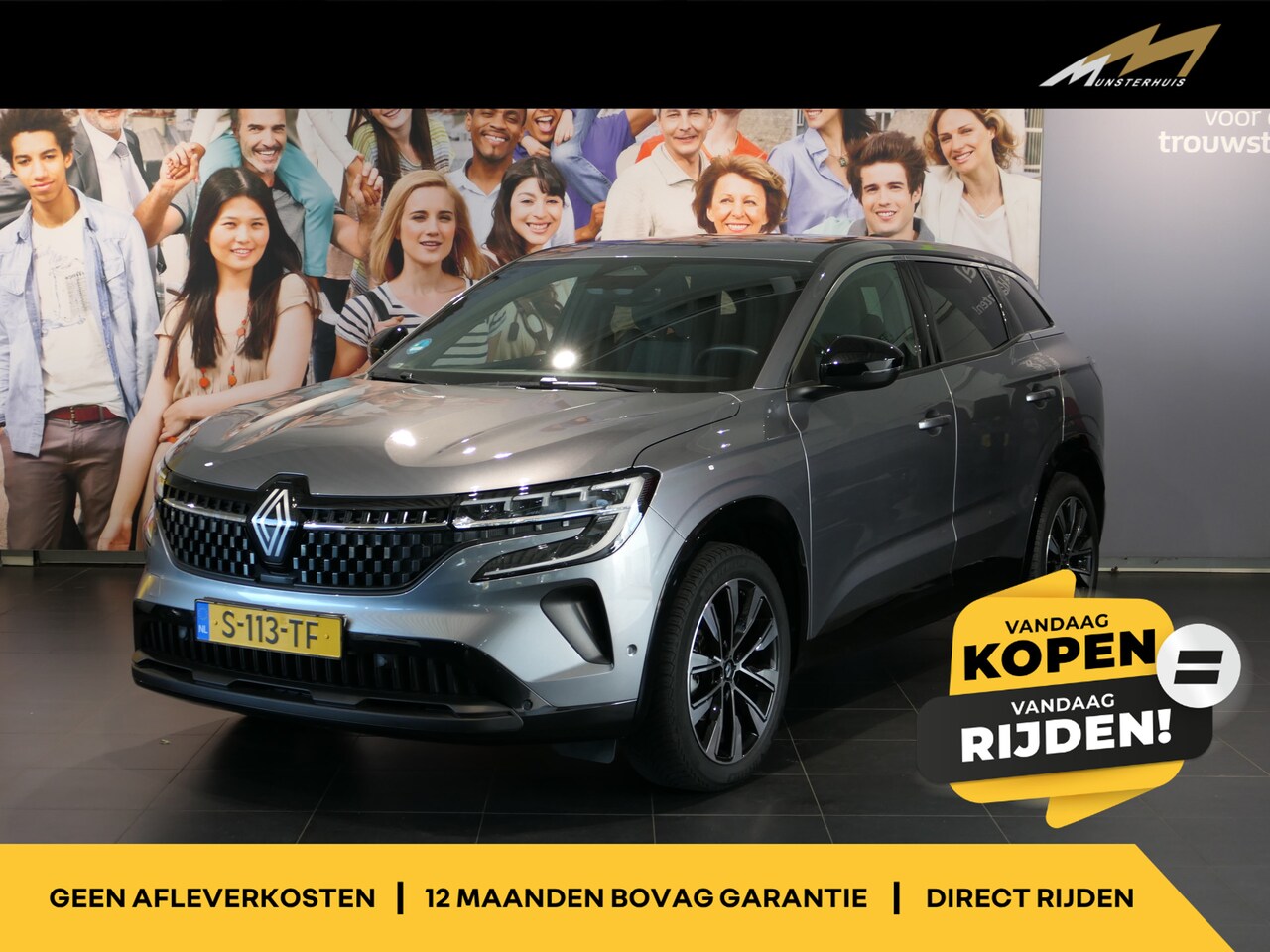 Renault Austral - 1.2 mild hybrid advanced 130 techno | Occasion Lease vanaf €604 p/m | Dealer onderhouden! - AutoWereld.nl