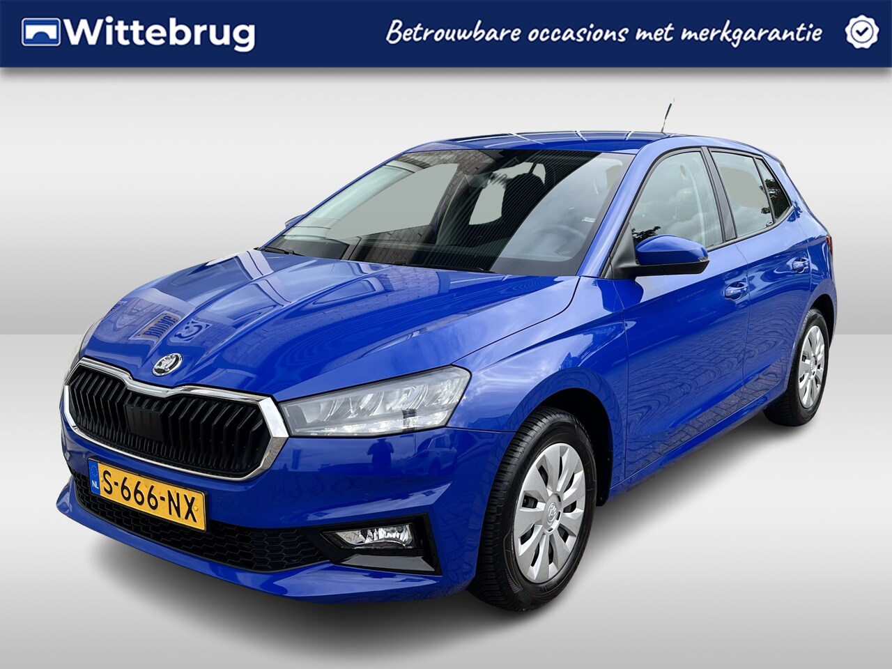 Skoda Fabia - 1.0 TSI Ambition / PARK. SENSOREN/ TREKHAAK/ LED/ LANE ASSIST/ SMART LINK/ ADAPT. CRUISE/ - AutoWereld.nl