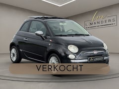 Fiat 500 - 1.2 Lounge 2010 ZWART | Automaat | Schuifdak | NL