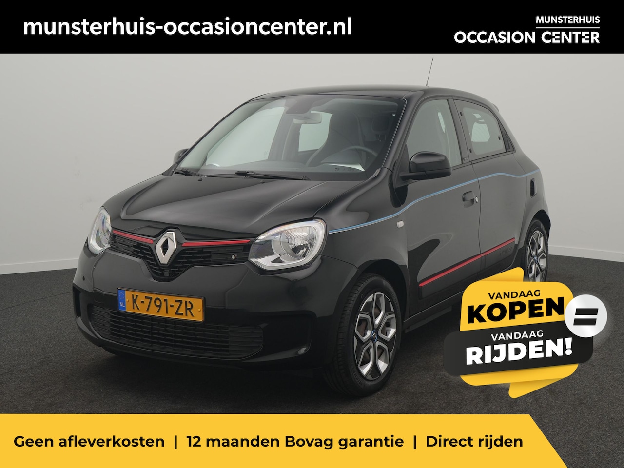 Renault Twingo Z.E. - R80 Collection - RIJKLAARPRIJS - Parkeersensor - apple/android carplay - AutoWereld.nl