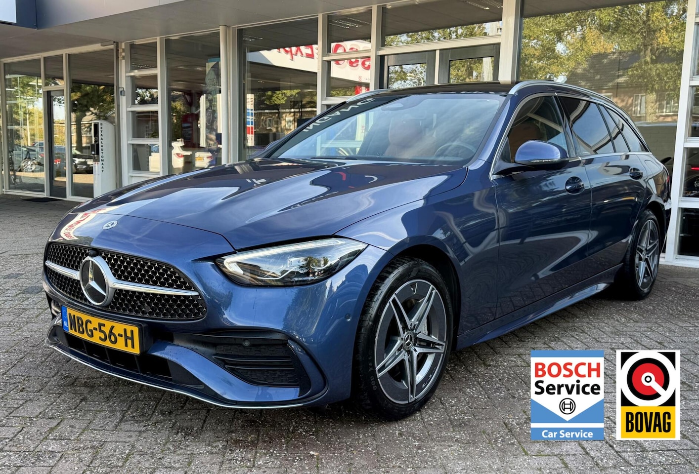 Mercedes-Benz C-klasse Estate - 300 e AMG Line Pano, Leer, Camera, LM.. - AutoWereld.nl
