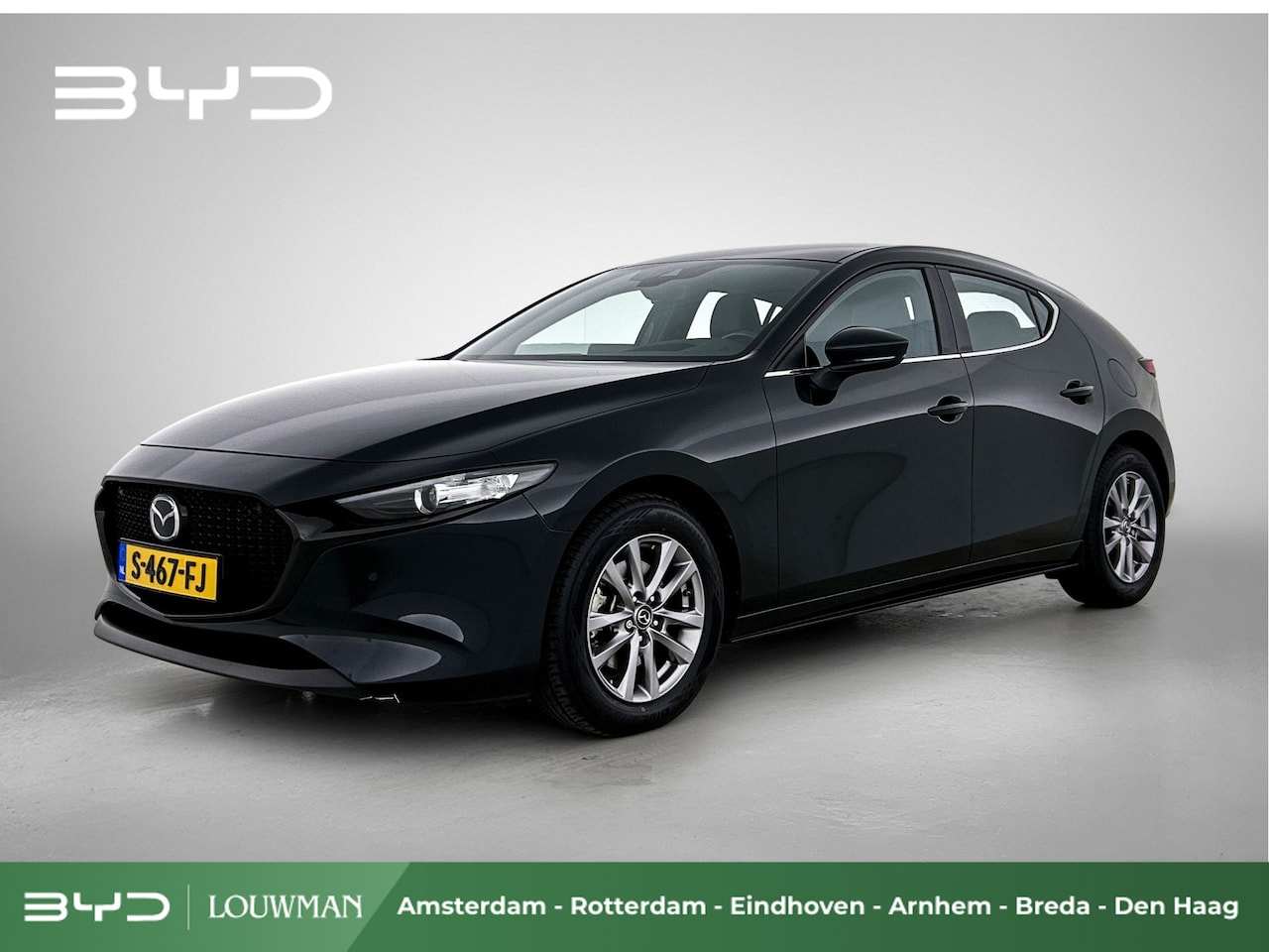 Mazda 3 - 2.0 e-SkyActiv-G M Hybrid 122 Comfort | Leer-Pakket | Eerste eigenaar | - AutoWereld.nl
