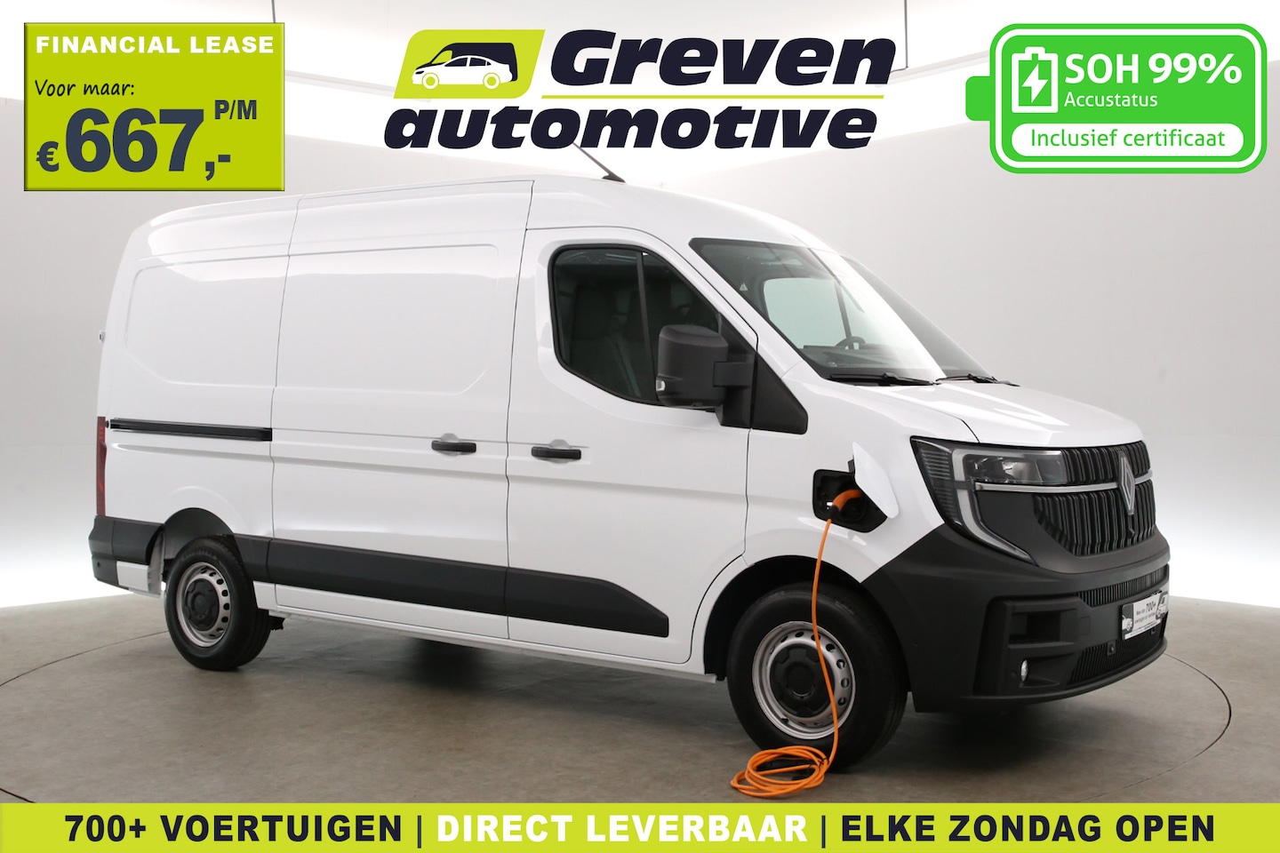 Renault Master E-Tech - 3.5t Long Range 87 kWh L2H2 | NIEUW | Snelladen | Clima | Camera | Virtual | 3 Zits | Carp - AutoWereld.nl