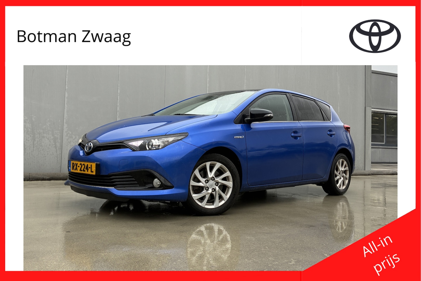 Toyota Auris - 1.8 Hybrid Volcano Edition Automaat - AutoWereld.nl