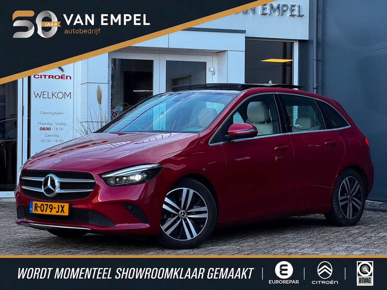 Mercedes-Benz B-klasse - 180 Luxury Line NL-Auto | Pano | 1e Eigenaar | Leder | Camera | PDC Rondom | Stoelverwarmi - AutoWereld.nl