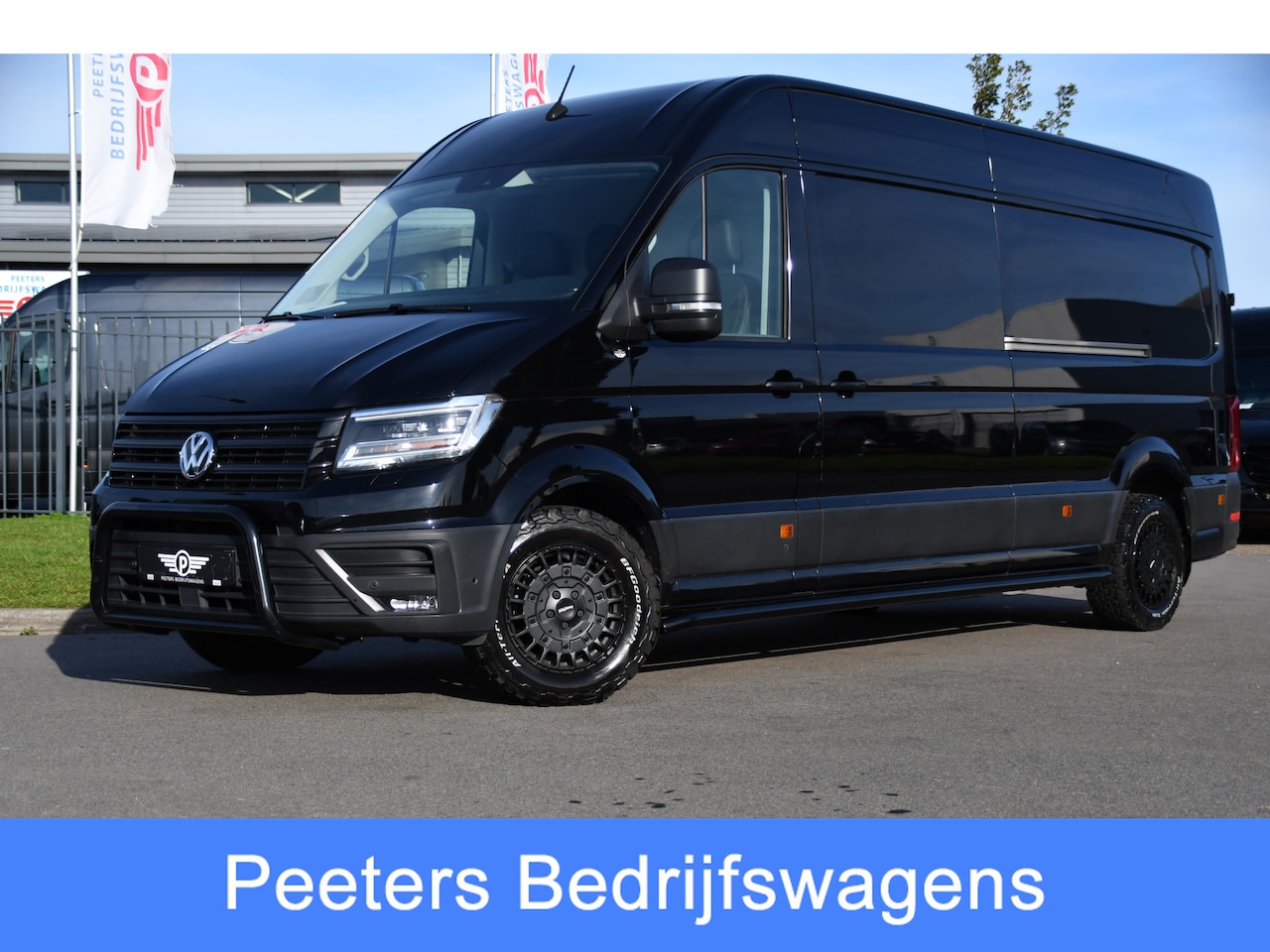 Volkswagen Crafter - 35 2.0 TDI L4H3 4Motion Black Edition Full Options! Camera, Adaptieve Cruise, Carplay, 2 x - AutoWereld.nl