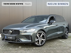 Volvo V60 - 2.0 T6 Plug-in hybrid AWD Plus Dark Leer/ 19 inch/ extra getint glas / uit voorraad leverb