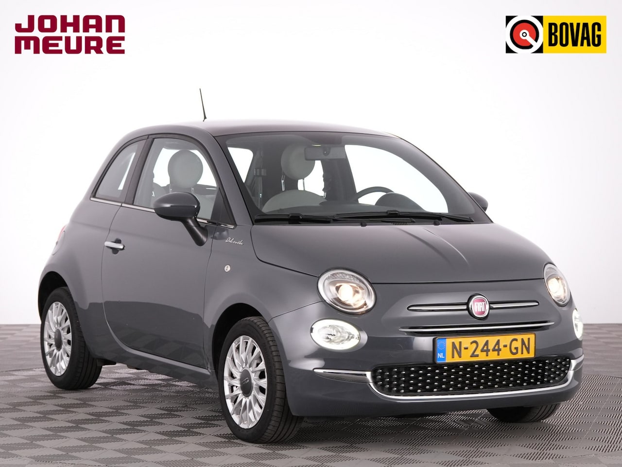 Fiat 500 - 1.0 Hybrid Dolcevita | PANORAMADAK | PDC | Half LEDER ! - AutoWereld.nl