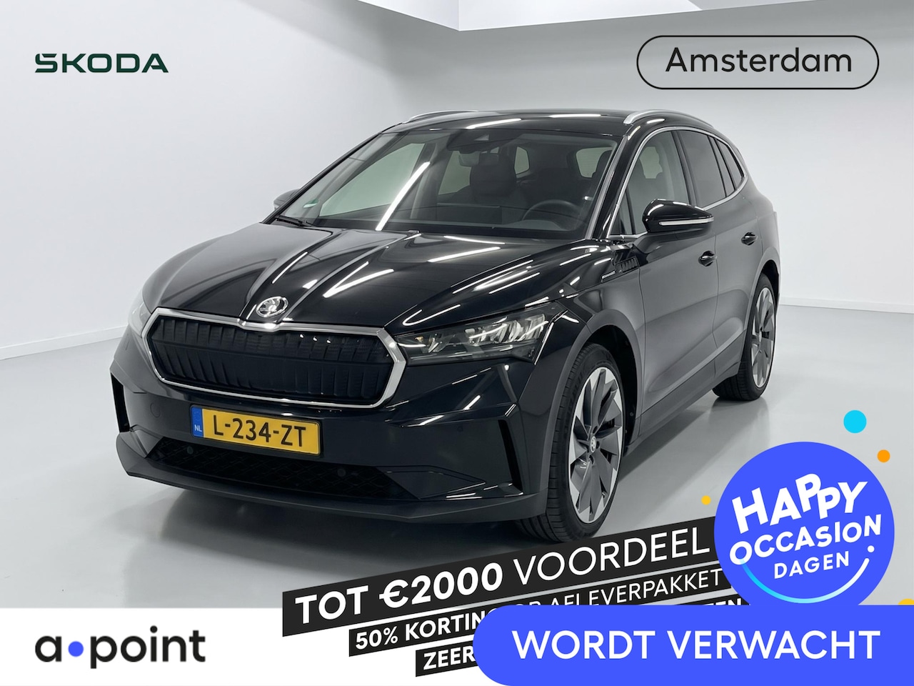 Skoda Enyaq iV - 80 204 pk | SOH 93,05% | Navigatie | Parkeersensoren | Achteruitrijcamera | Adaptieve crui - AutoWereld.nl