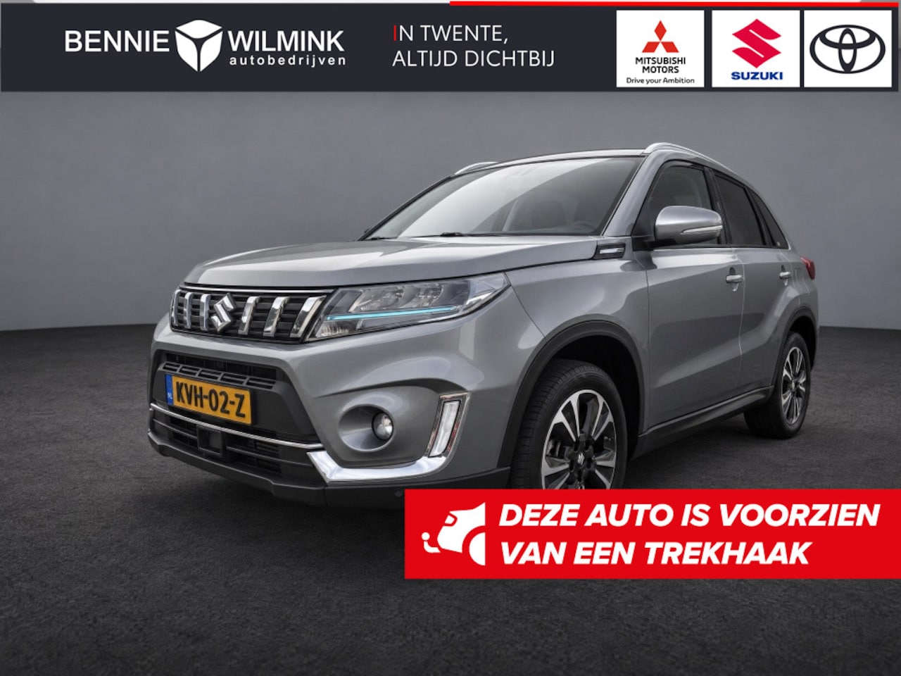 Suzuki Vitara - 1.4 BoosterJet Style Hybrid | Panoramadak | Carplay | Trekhaak - AutoWereld.nl
