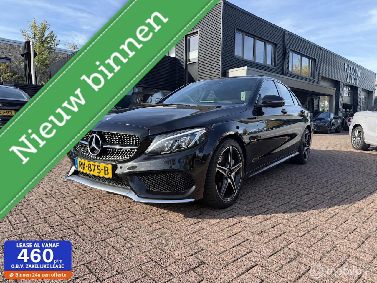 Mercedes-Benz C-klasse - AMG 43 4MATIC Schuifd Nav Camera Trekh Leder - AutoWereld.nl