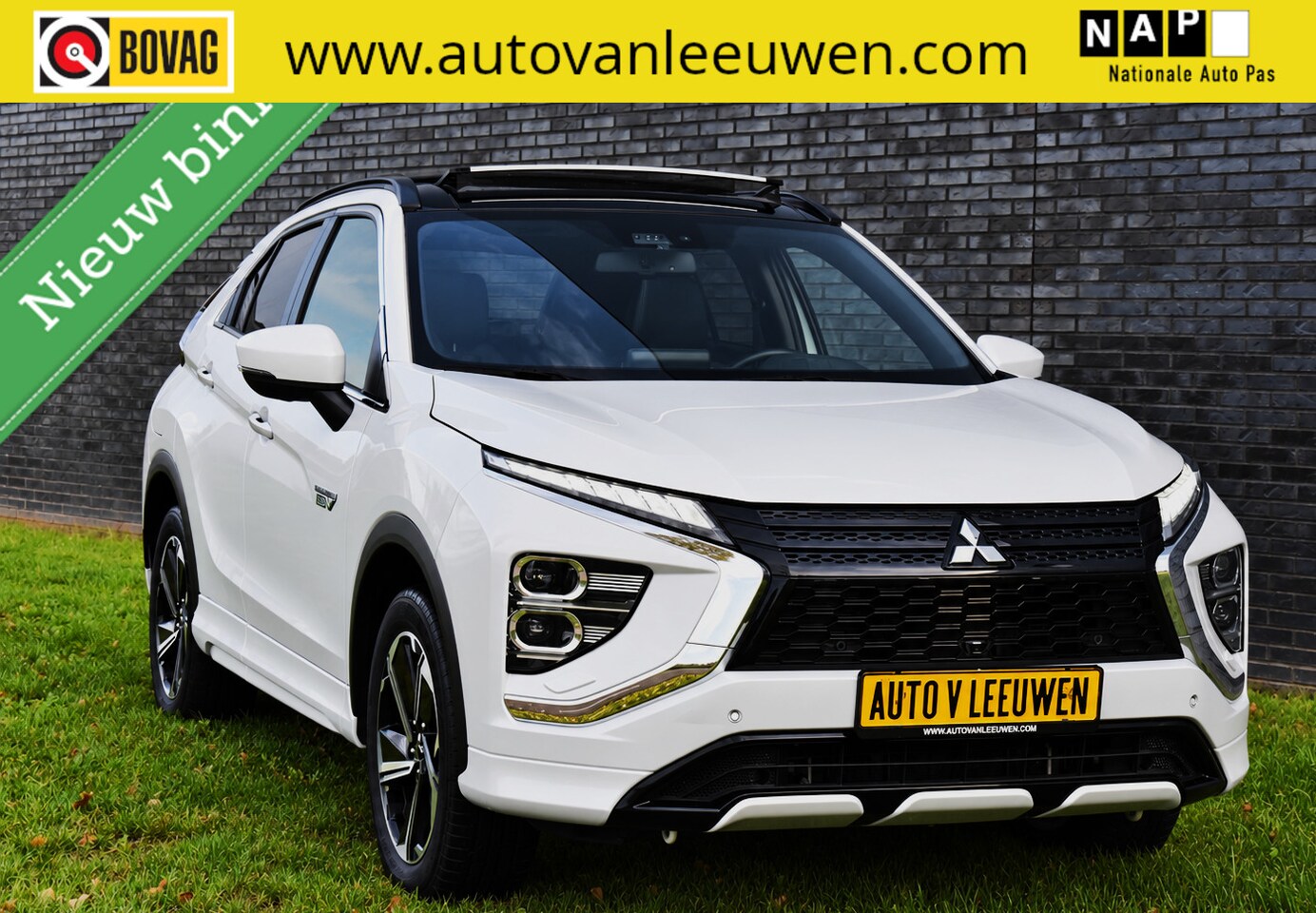 Mitsubishi Eclipse Cross - 2.4 PHEV Instyle 360°CAMERA/PANODAK/LEDER/STOELVW./ETC.! - AutoWereld.nl
