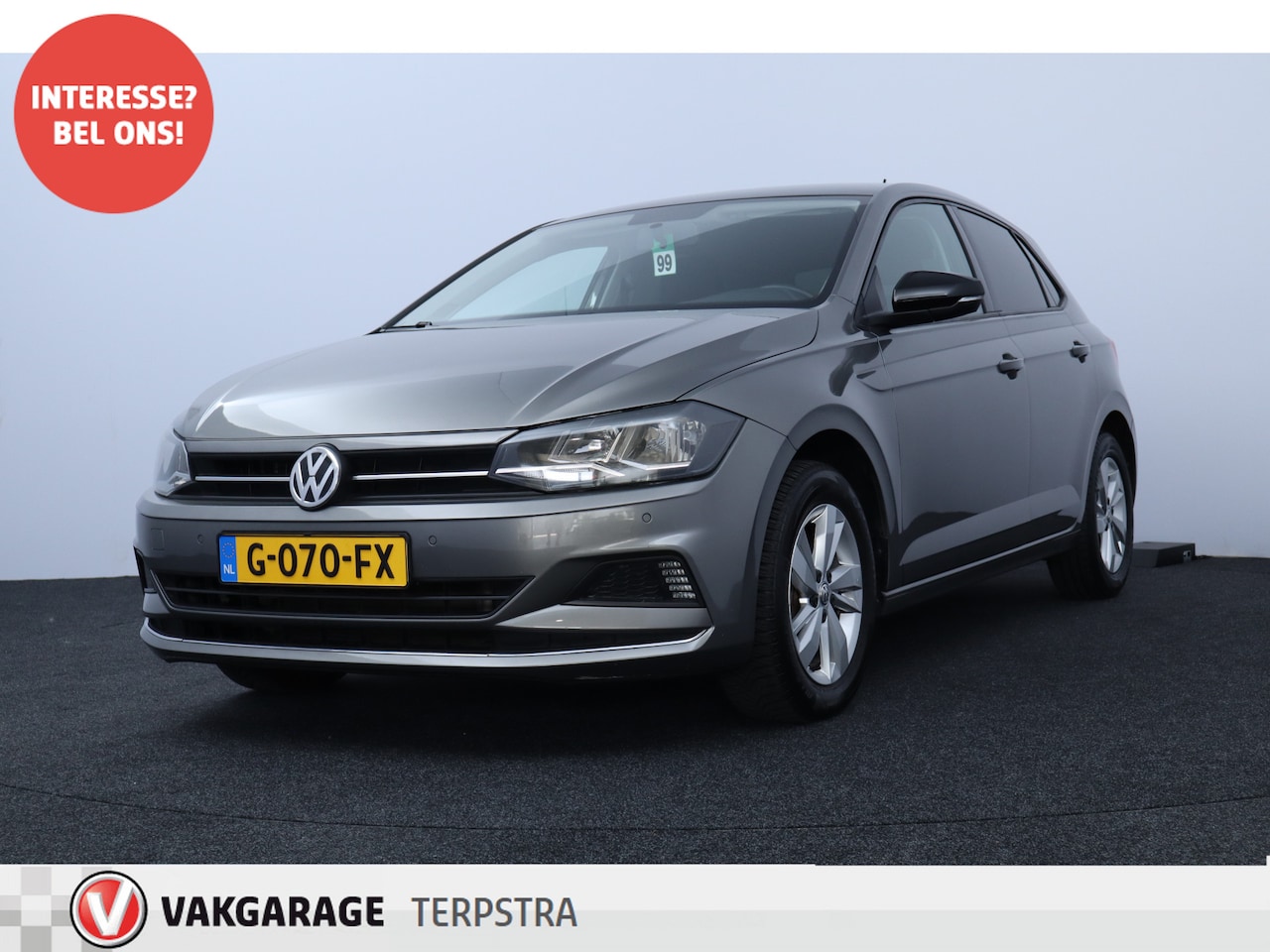 Volkswagen Polo - 1.0 TSI Highline/ 15'' LMV/ Stoelverw./ Adaptive Cruise/ Apple + Android/ PDC V+A/ Airco/ - AutoWereld.nl