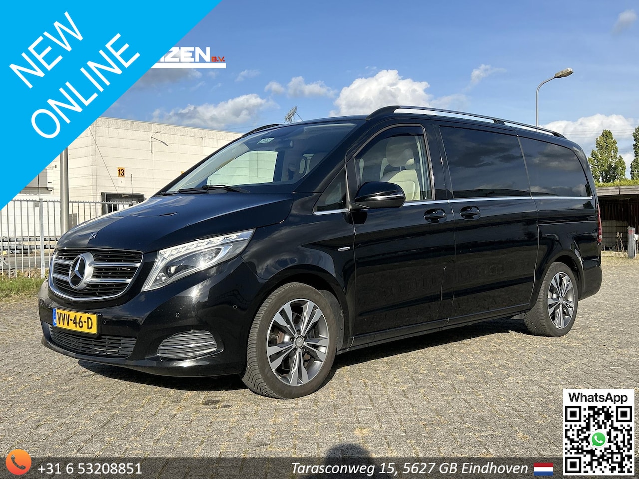 Mercedes-Benz V-klasse - 220 CDI Kort Avantgarde | € 16.950,- NETTO! | Cruise | Airco | Navi | Leder | Trekhaak | - AutoWereld.nl