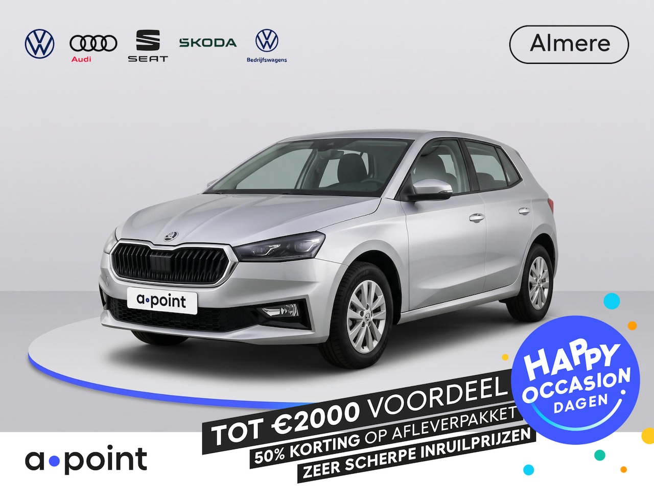 Skoda Fabia - 1.0 TSI Business Edition 95 pk | Navigatie via App | Parkeersensoren achter | Autom. airco - AutoWereld.nl
