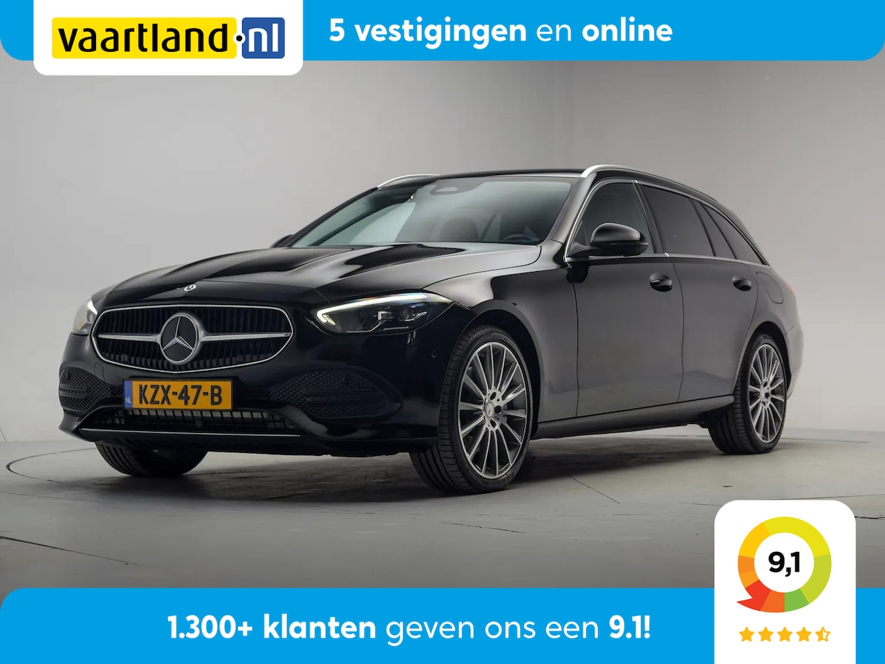 Mercedes-Benz C-klasse - 300 e Business Solution Aut. [ Sfeerverlichting Camera Adapt.cruise ] - AutoWereld.nl