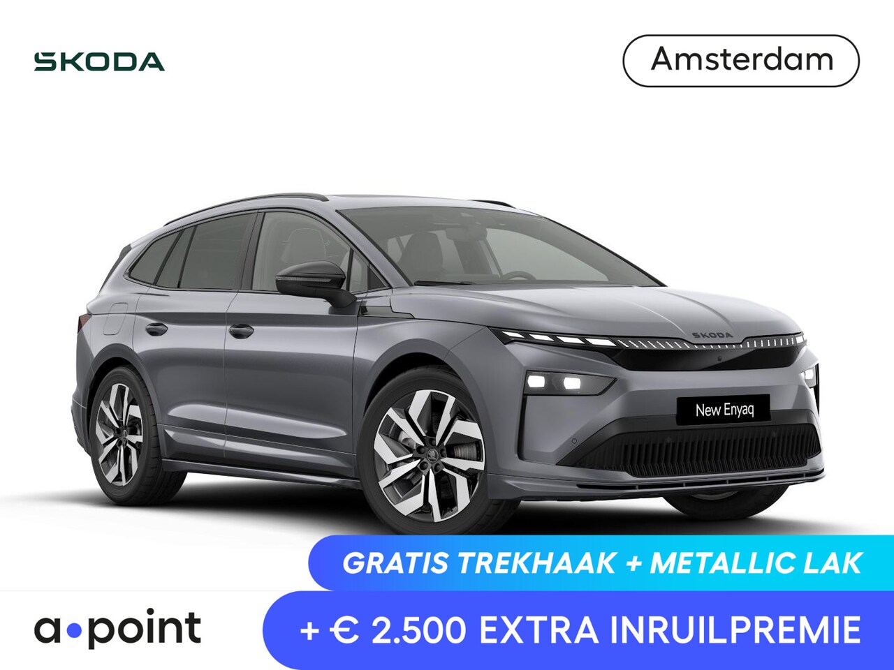 Skoda Enyaq iV - 85 Sportline Tour Edition 286 pk | Trekhaak | Panorama Dak - AutoWereld.nl