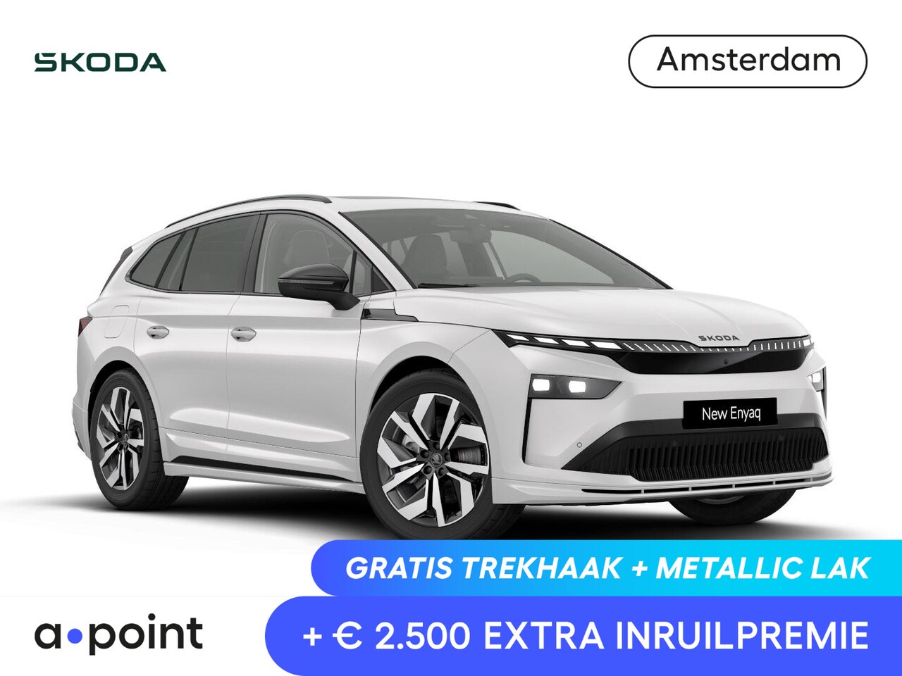 Skoda Enyaq iV - 85 Sportline Tour Edition 286 pk | Trekhaak | Panorama Dak - AutoWereld.nl