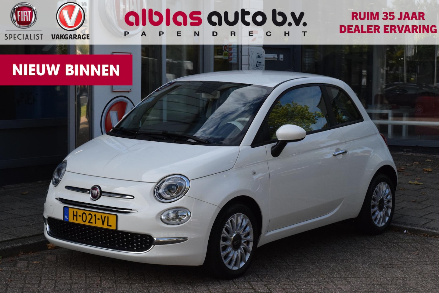 Fiat 500 - 1.0 Hybrid Lounge|Carplay|PDC|Cruise - AutoWereld.nl