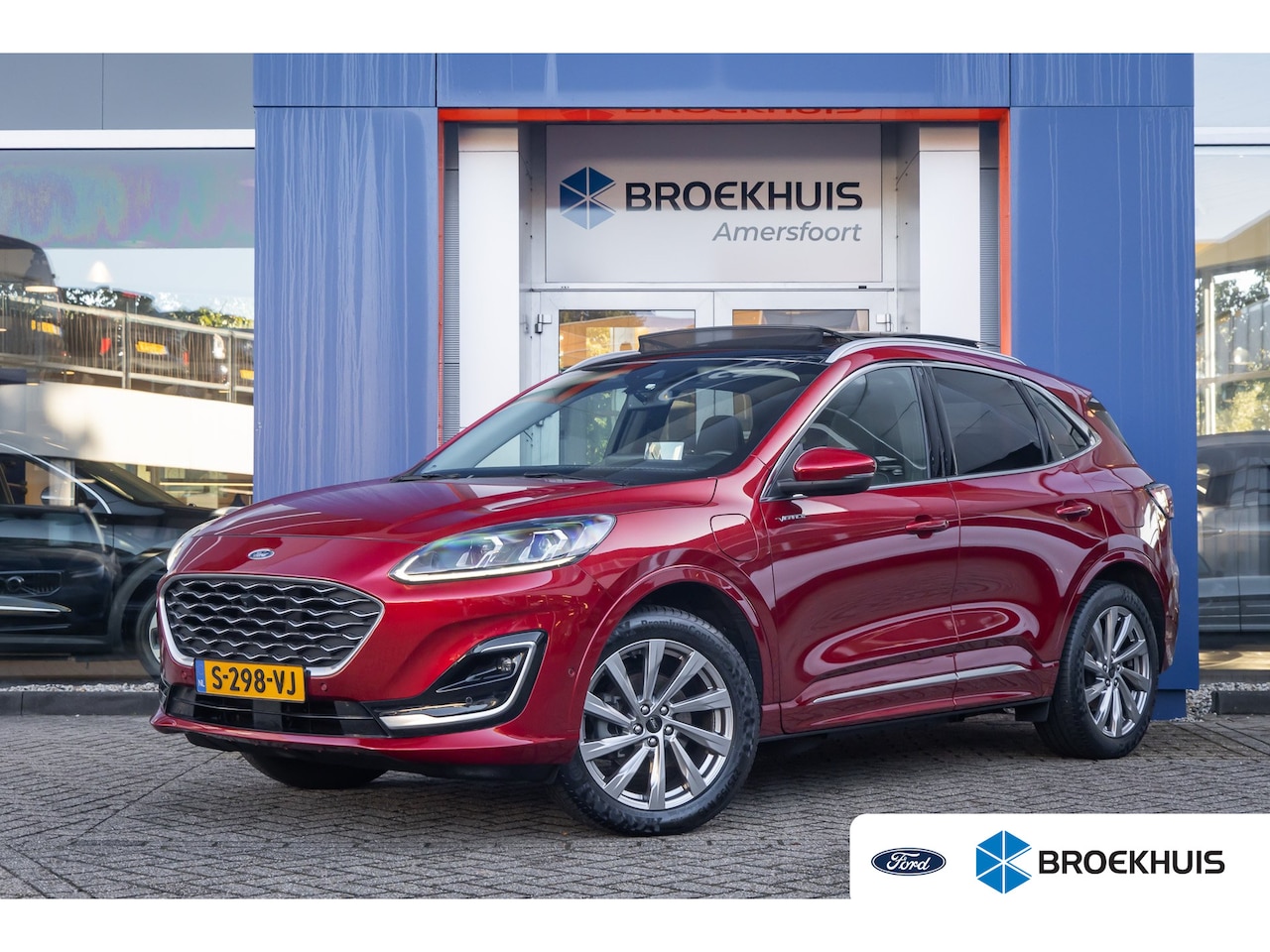 Ford Kuga - 2.5 PHEV Vignale | Pano | Trekhaak | Leder | Memory | B&O | Head-up | Cruise adaptief | St - AutoWereld.nl
